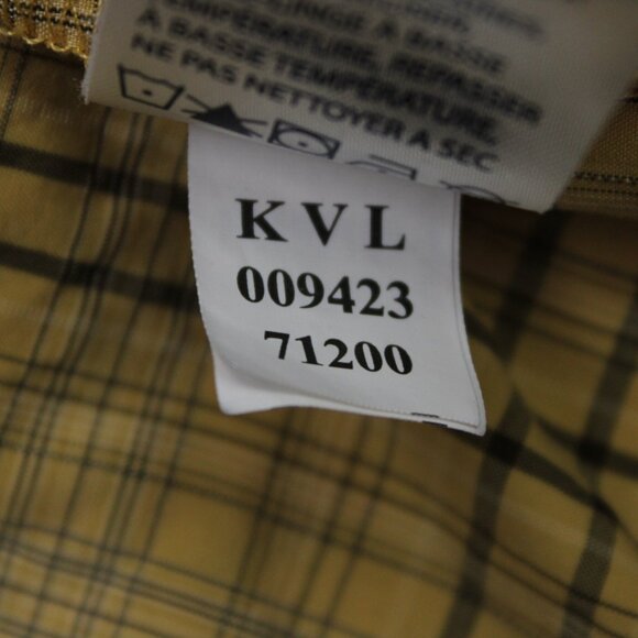 5.11 Tactical Covert Shirt Mens Large Yellow Short Sleeve Button Up Zip Pocket - Picture 9 of 14